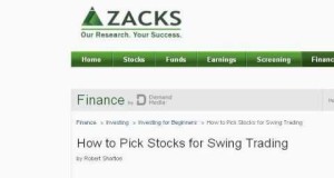How-To Pick Stocks For Swing Trading