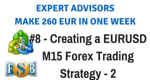 Part 8 – Creating a EURUSD M15 Forex Trading Strategy – 2 | Create & Trade Expert Advisors