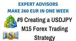 Part 9 – Creating a USDJPY M15 Forex Trading Strategy | Create & Trade Expert Advisors