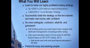 S&P500 E-mini Futures Trading Strategy and System – 327% Return