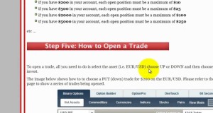 Binary Options Trading Strategy: Graphic Trend Analysis Using 5 Minute Candlestick Charts