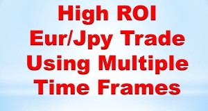 Forex Price Action Trading: High ROI EurJpy Trade Using Multiple Time Frames